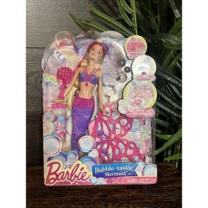 MATTEL 2014 BARBIE MERMAID BUBBLE-TASTIC 12'' DOLL CFF49. NIB!